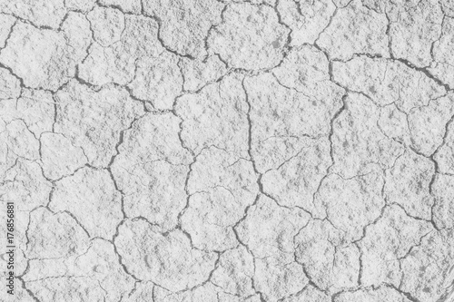 Zdjęcie XXL Ziemi susza pęka tekstura białego tło dla projekta.