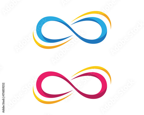 Plakat Szablon logo Infinity Design