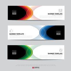 Wall Mural - banner design for business presentation