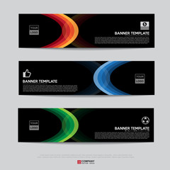 Wall Mural - banner design for business presentation