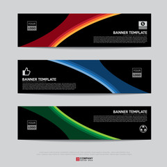 Wall Mural - banner design for business presentation
