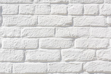 Blank White Brick Wall