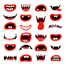 Cute Monsters Mouth Set