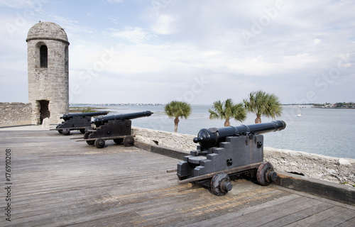 Plakat Hiszpański Fort w St. Augustine na Florydzie