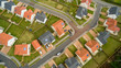 © Andy Campbell/Stocksy - Aerial view of a newly constructed housing development