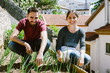 © BONNINSTUDIO/Stocksy - Portrait of a couple gardening.