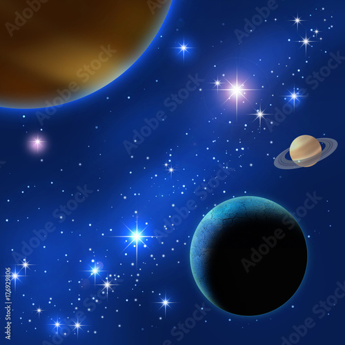 Plakat Planety Saturn Galaxy Galaxy