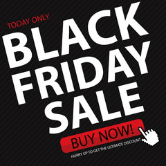 Wall Mural - black friday sale