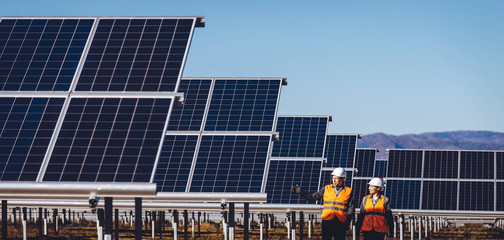 Wall Mural - solar power station