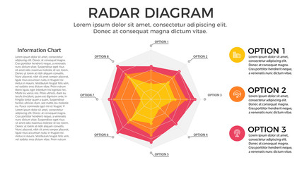 Radial Diagram Infographic Element