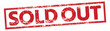 sold out square sign stamp