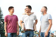 © Africa Studio - Cute boy with brother, daddy and grandfather outdoors