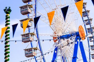 Wall Mural - ferris wheel