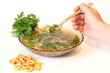 © Dmitry - Delicious soap with meat, potato, carrot, parsley for your dinner