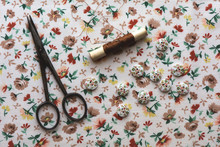 Floral Motif Sewing Items