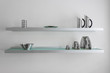 © Phillips Visuals/Stocksy - Contemporary wall shelving with modern kitchen items