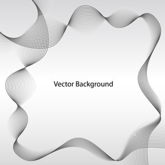 Wall Mural - abstract gray wave. vector abstract background of wave. black and white halftone vector illustration