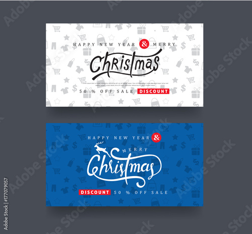 christmas and new year voucher discount templatevector illustrationgreeting cards - Discount Greeting Cards christmas and new year voucher discount templatevector illustrationgreeting cards - Discount Greeting Cards