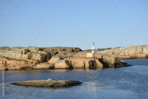 Norwegen, Norge, Verdens Ende, Oslofjord, Ende, Fjord, Insel, Tjøme, Vestfold, S Obraz na płótnie