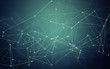 © hunthomas - 3D Abstract Polygonal Space Blue Background with White Low Poly Connecting Dots and Lines. Endless Mesh Representing Internet Connections in Cloud Computing.