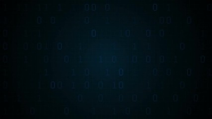 Abstract digital binary data scan loop background