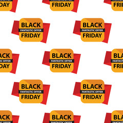 Wall Mural - black friday seamless