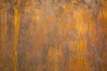 Old Rusty Steel Wall Abstract Background For Design.