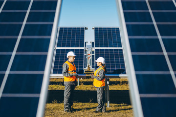 Canvas Print - solar power station