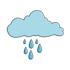 Poster - cloud sky rainy icon