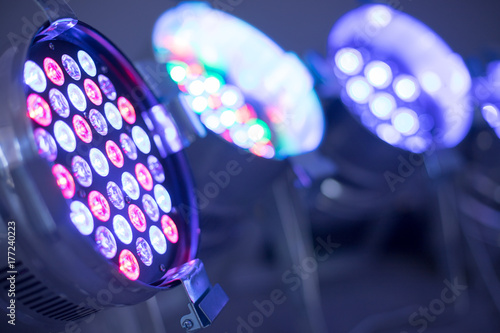 Foto  LED Veranstaltungsscheinwerfer, farbig