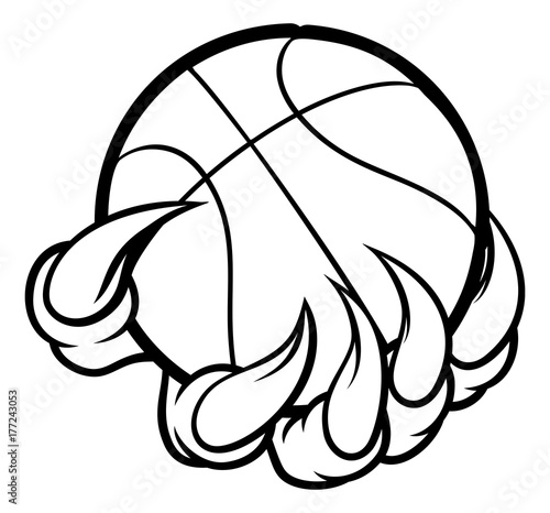 Monster or animal claw hold...