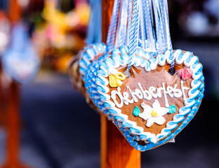 Canvas Print - gingerbread heart