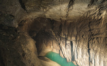 Malachite Lake In The Cave
