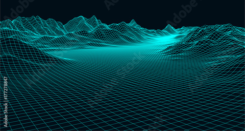 streszczenie-cyfrowy-krajobraz-z-czastek-kropek-i-gwiazd-na-horyzoncie-tlo-krajobraz-szkieletowy-big-data-3d-futurystyczna-ilustracja-wektorowa-lat-80-tych-retro-tlo-science-fiction