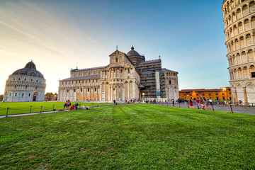 Poster - Public square of miracle in Pisa