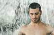 © victortorres/Stocksy - Handsome Man Relaxing in a Spa Center