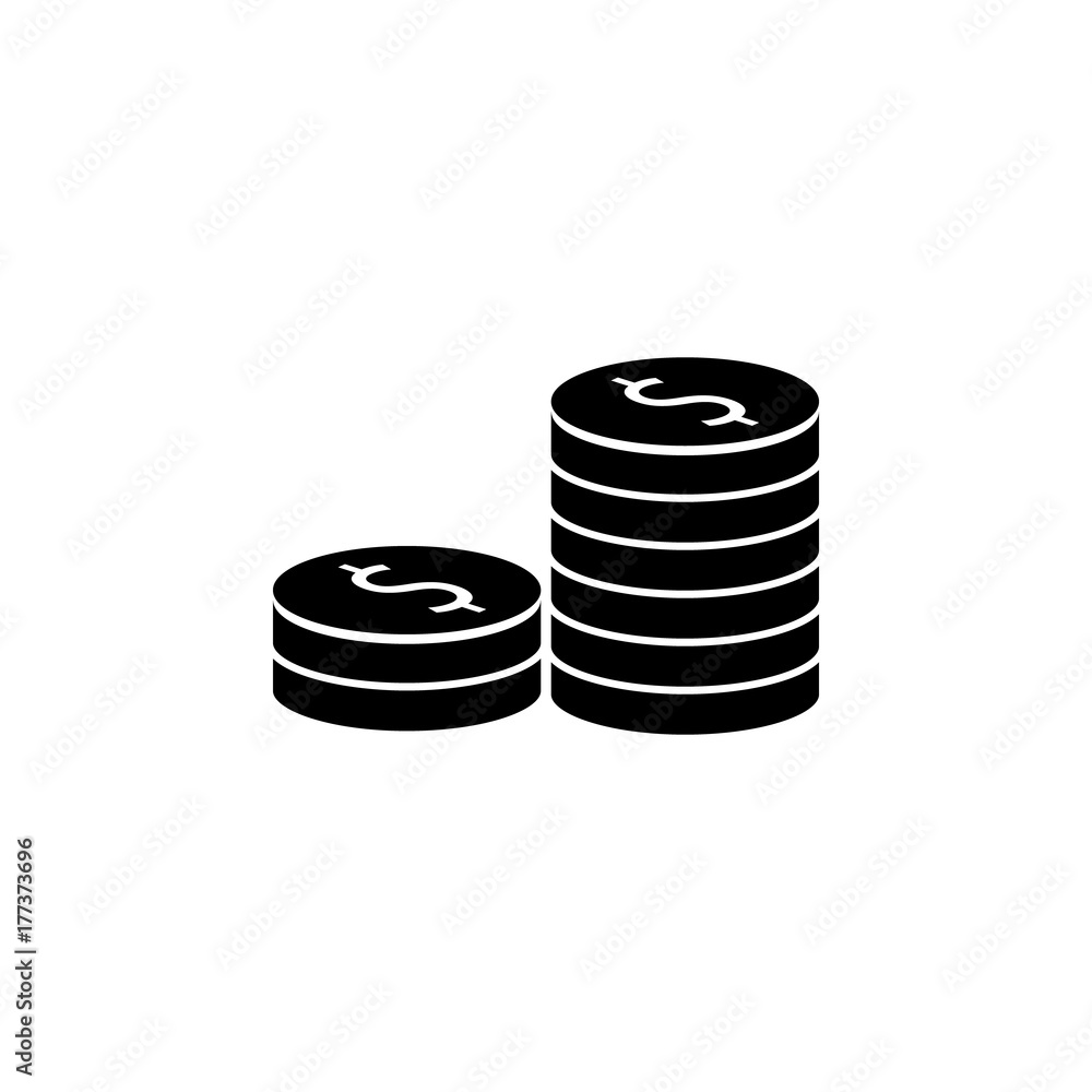 dollar coins icon