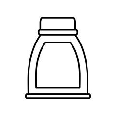 Poster - plastic product bottle icon vector illustration graphic design