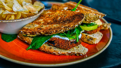 Wall Mural - Eggplant Sandwich