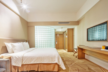 Poster - interior of modern bedroom