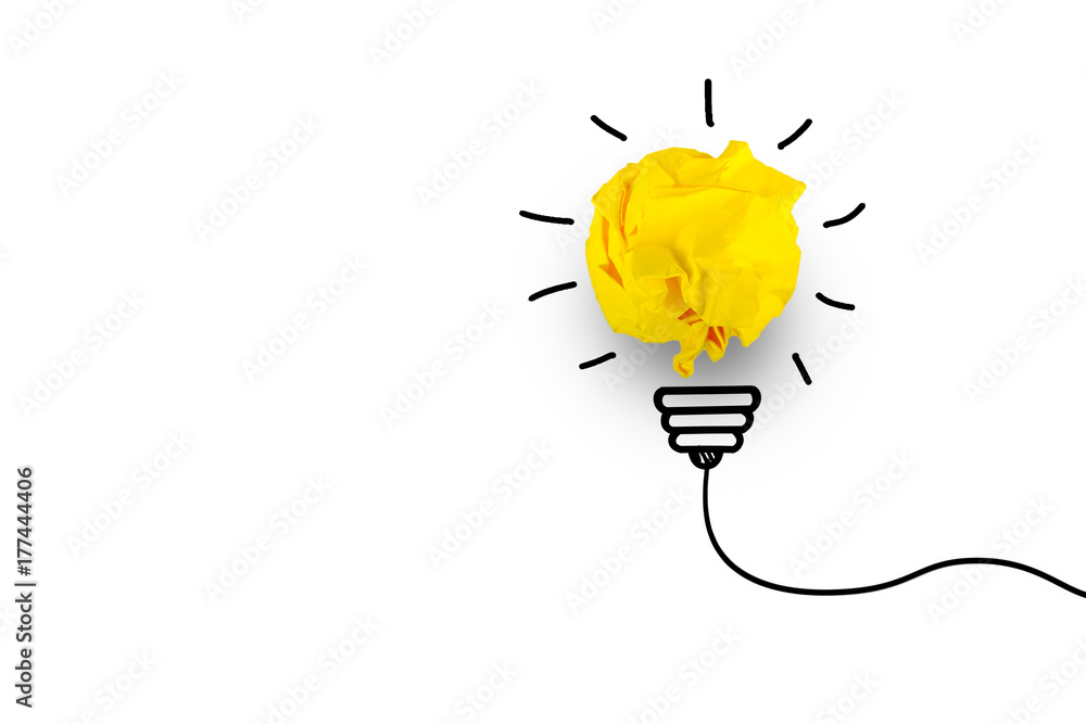 Creative idea. Concept of idea, innovation and Inspiration - obrazy, fototapety, plakaty 