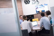 © .shock - Startup Business Team At A Meeting at modern office building