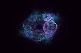 Fototapeta Sport - 3D rendering abstract fractal light background