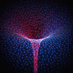 a wormhole, or einstein-rosen bridge, is a hypothetical shortcut connecting two separate points in s