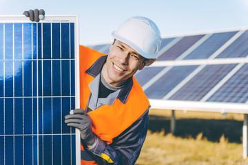 Canvas Print - solar power station