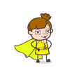 © TheToonCompany - Super Kid Girl - Cute Cartoon Girl Vector