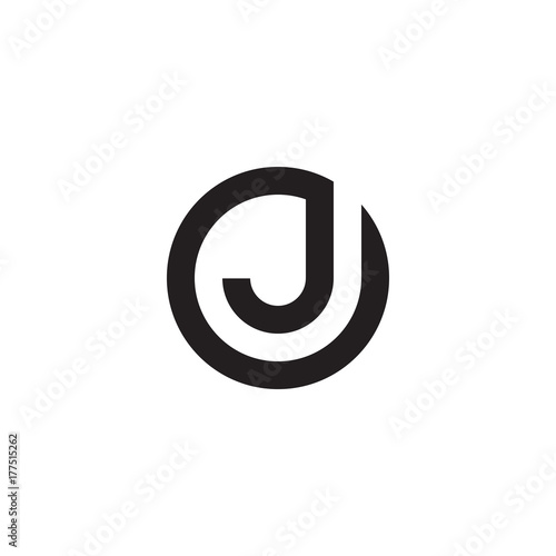 Initial Letter Oj Jo J Inside O Linked Line Circle Shape Logo Monogram Black Color Vector De Stock Adobe Stock Initial Letter Oj Jo J Inside O Linked Line Circle Shape Logo Monogram Black Color Vector De Stock Adobe Stock