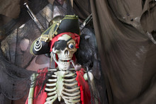 Skeleton At Halloween