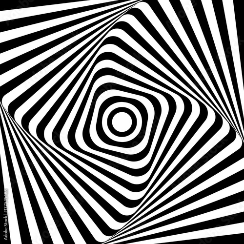 Abstract op art design.
