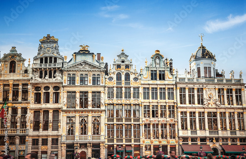 Fotografía Buildings of Grand Place (Grote Markt), Brussels, Belgium